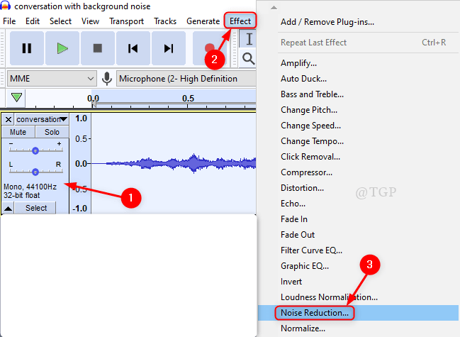 to your voice sound robotic using Audacity