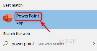 Open Powerpoint