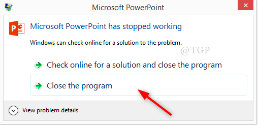 Powerpoint Stopped Error Min