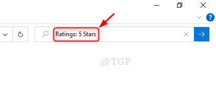 Search Star Ratings