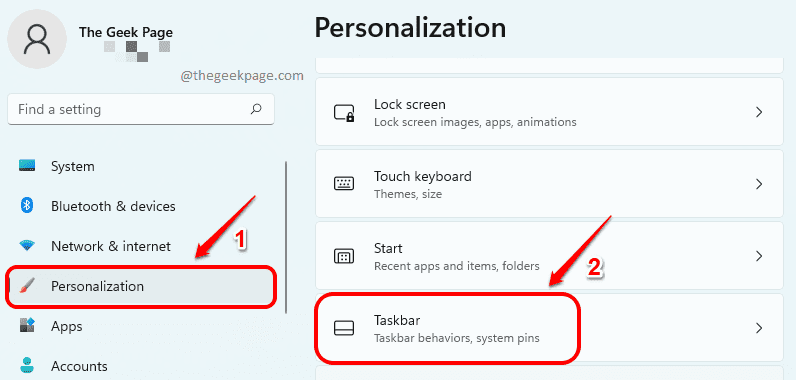 1 Personalization Taskbar Optimized