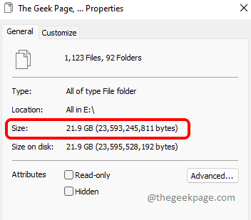 5 Multiple Folder Size Optimized
