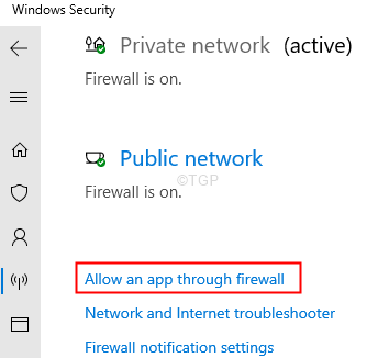 Allow An App Through Firewall