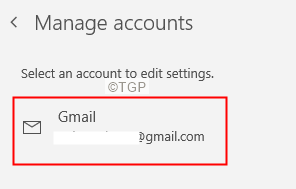 Choose Your Email Account