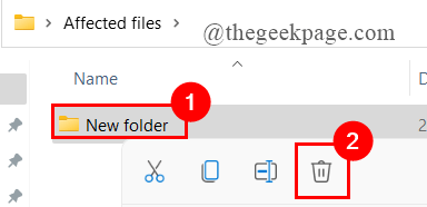 Delete New Folder Min