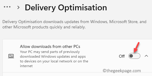 Delivery Optimisation Allow Downloads From Other Pcs Turn Off Min