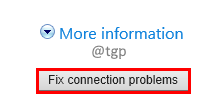 Fix Connection Problem Min
