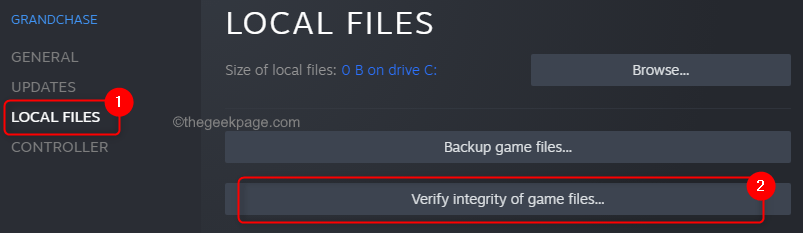 Game Properties Local Files Verigy Integrity Of Game Files Min