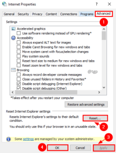 How to solve Error INET_E_DOWNLOAD_FAILURE on Microsoft Edge