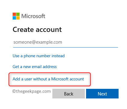 Microsoft Account Add User Without Microsoft Account Min