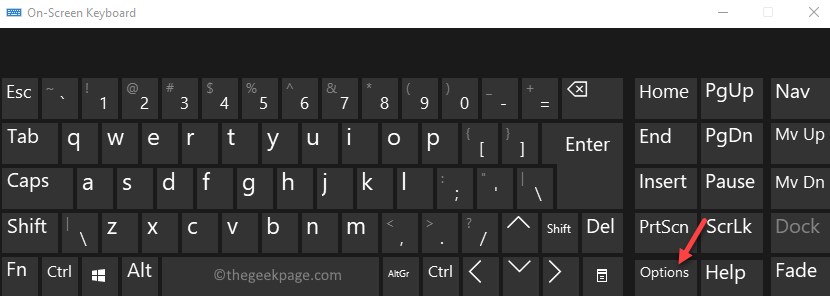 On Screen Keyboard Options Min