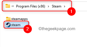 Open Steam Using Executable Min