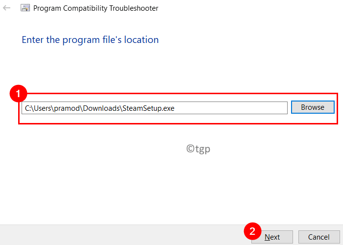 Program Compatibility Troubleshooter Not Listed Browse Location Min