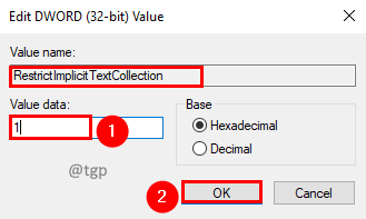 Restrictimplicittextcollection Min