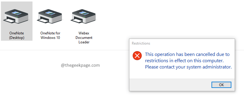 Restriction Popup Min