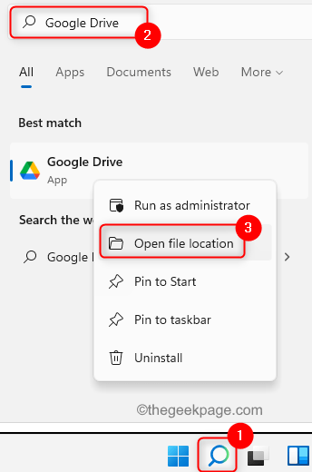 Search Google Drive Open File Location Min