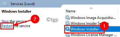 Services Windows Installer Restart Min