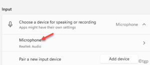 How to Turn On or Turn Off Microphone in Windows 11