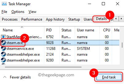 Task Manager End Steam Processes Min