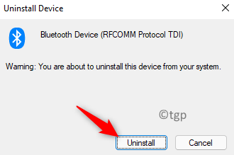 Uninstall Device Confirm Min