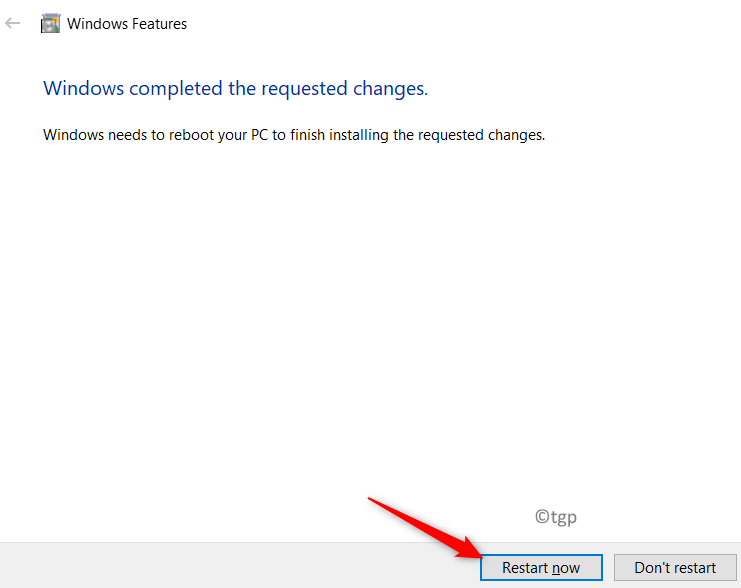 Windows Features Restart After Changes Min