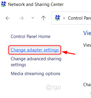 Change Adapter Settings Control Panel Win11