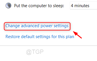 Change Additional Power Settings Win11