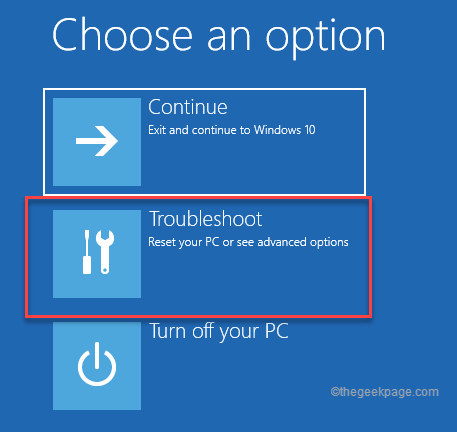 Continue Troubleshoot Startup Repair Min Min