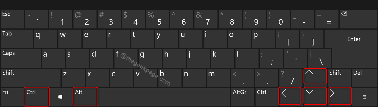 Display Orientation Keyboard Shortcut Win11