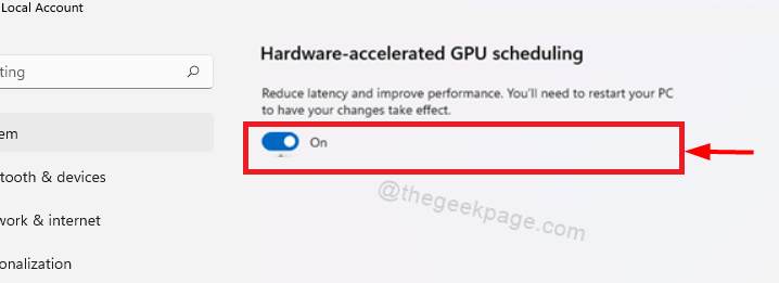 Hardware accelerated gpu scheduling