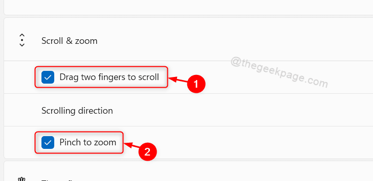 Enable Or Disable Scroll And Zoom Touchpad