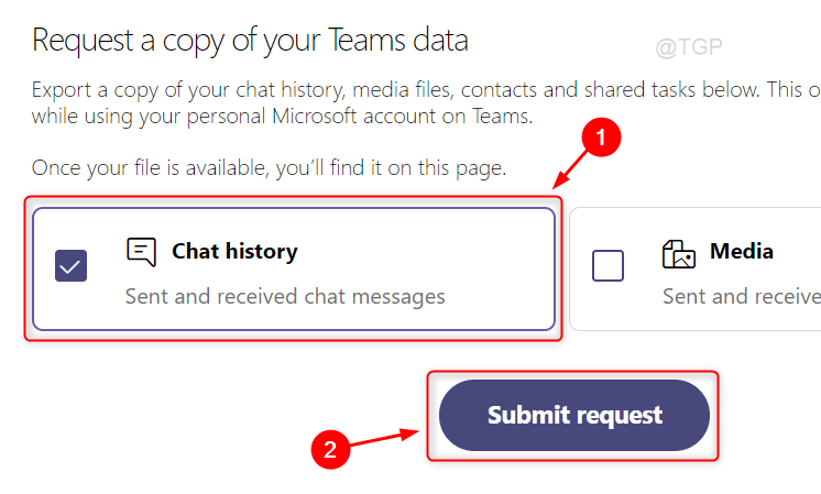 ms teams export all chat history