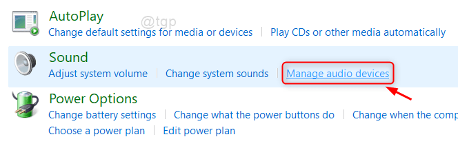 Manage Audio Devices Control Panel Win11
