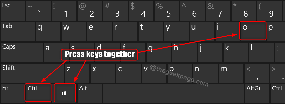 windows on screen keyboard shortcut