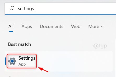 Open Settings From Windows Search Win11 11zon