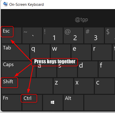 Open Task Manager From Keyboard Win11