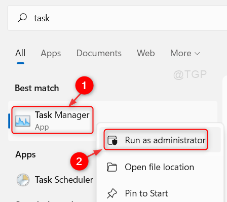 Open Task Manager Run As Admin Win11 Min