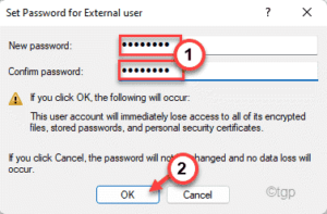 password change set min