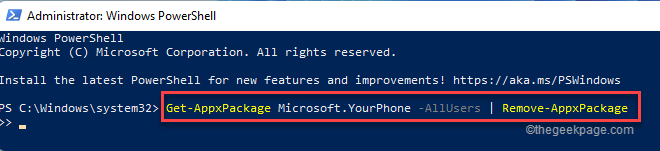 Powershell Remove Your Phone