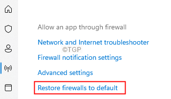 Restore To Defaults