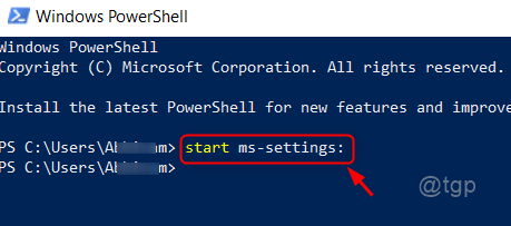 Настройки из Powershell Win11