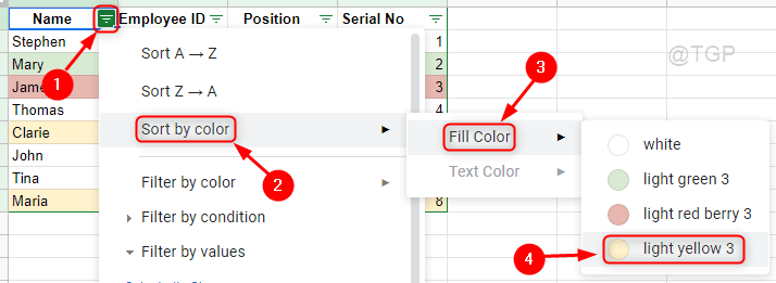 Sort By Fill Color Google Sheets Min