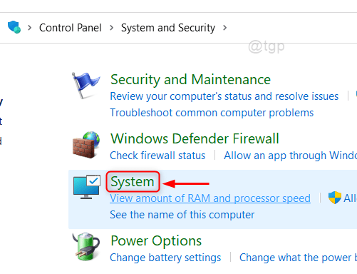 System From System &amp; Security Control Panel Win11 (1)
