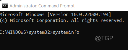 Systeminfo Cmd Win11