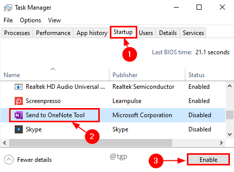 Task Manager Startup Min