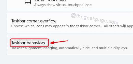 Taskbar Behaviours Win11