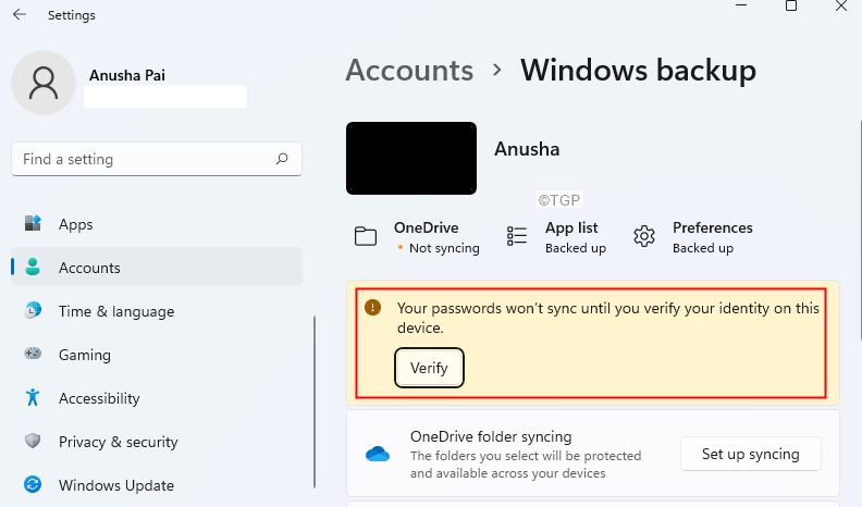 Windows 11 Sync Settings Error Min