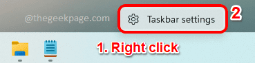 1 Taskbar Settings Optimized