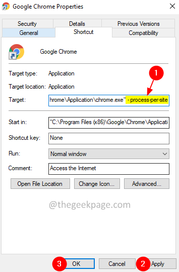 Параметр Chrome для каждого сайта