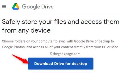 Download Drive For Desktop Min
